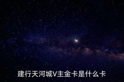 建行信用卡v金是什么卡，建行信用卡大洋V主金卡 是什么意思