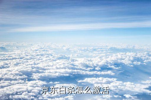 京東白條怎么激活