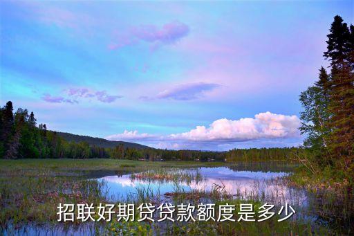 招聯(lián)好期貸有什么要求，招聯(lián)好期貸貸款額度是多少