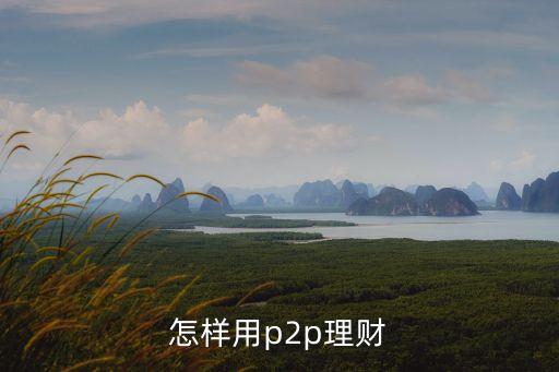 怎樣用p2p理財