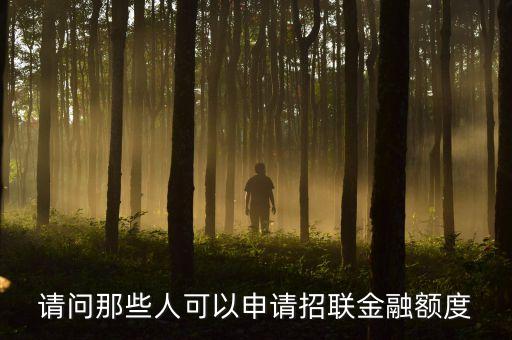 招聯(lián)金融申請需要什么條件，招聯(lián)金融怎么才能申請成功