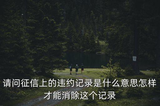 征信屢約能力什么意思，銀行征信累6高4什么意思