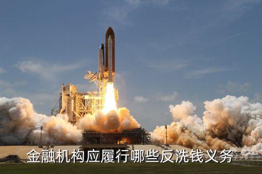 金融機(jī)構(gòu)應(yīng)履行哪些反洗錢(qián)義務(wù)