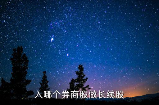 入哪個(gè)券商股做長(zhǎng)線股