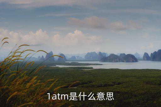 mpa銀行是什么單位，1atm是什么意思