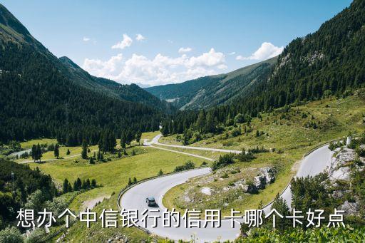 想辦個中信銀行的信用卡哪個卡好點