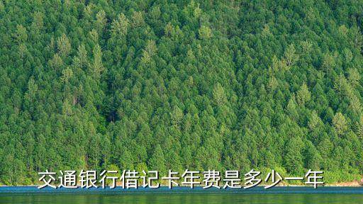 交通年費標準是什么意思，交通銀行借記卡年費是多少一年