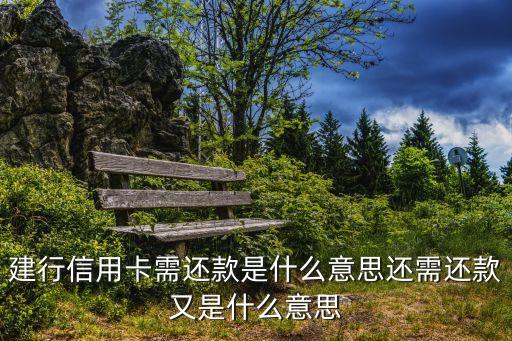信用卡還需還款是什么，信用卡本期還需還款是啥意思