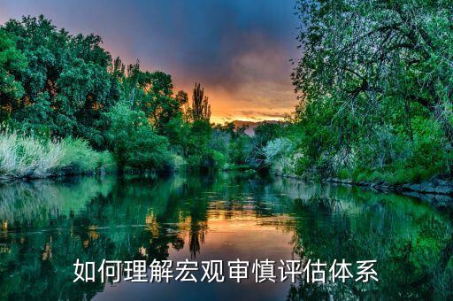 如何理解宏觀審慎評(píng)估體系