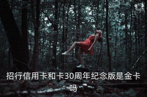 招商紀(jì)念版和卡是什么意思，招商銀行30周年紀(jì)念卡是什么