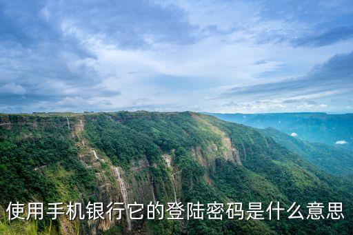 手機(jī)銀行原登錄密碼是什么意思，手機(jī)銀行的登錄密碼是什么農(nóng)行的