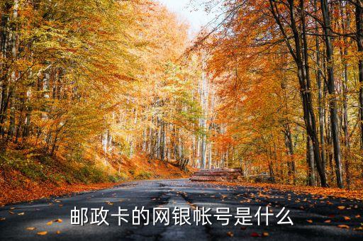 郵政卡的網(wǎng)銀帳號(hào)是什么
