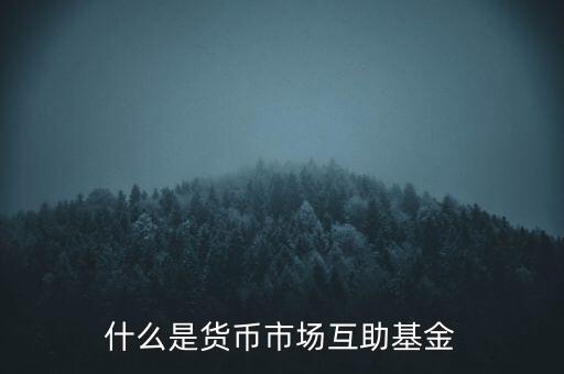 什么是貨幣市場互助基金
