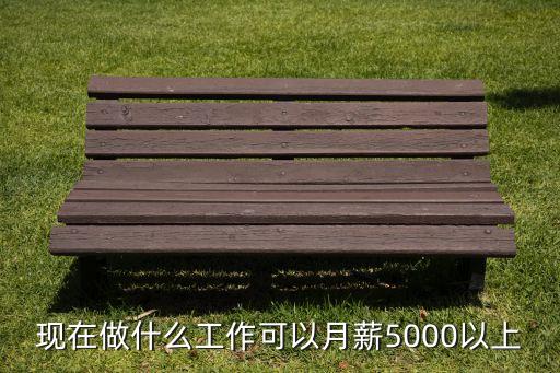 現(xiàn)在做什么工作可以月薪5000以上
