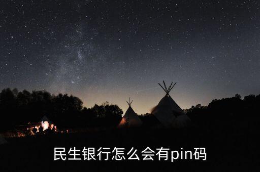 民生銀行怎么會(huì)有pin碼