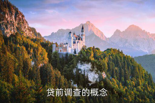 什么是貸款調(diào)查報告，貸前調(diào)查的概念