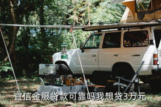 宜信金服貸款可靠嗎我想貸3萬元