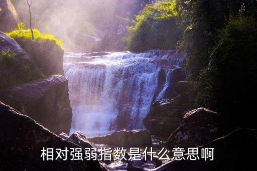 強弱指標是什么意思，股市rs11Rs12Rs13什么意思