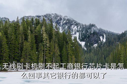 無線刷卡機刷不起工商銀行芯片卡是怎么回事其它銀行的都可以了