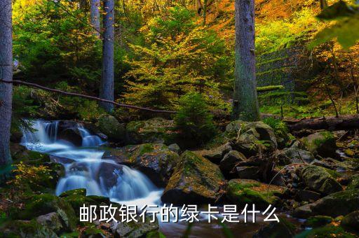信用卡綠卡是什么卡，綠卡是什么