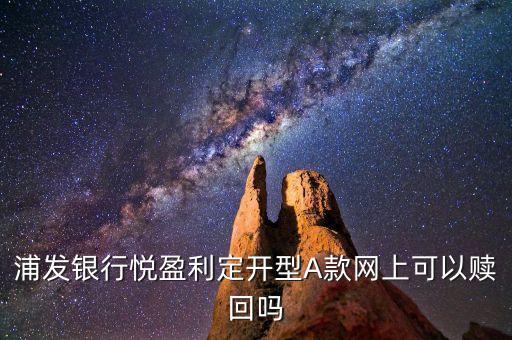 浦發(fā)銀行悅盈利是什么，浦發(fā)銀行凈值型理財(cái)產(chǎn)品睿盈利之多元回報(bào)有風(fēng)險(xiǎn)嗎
