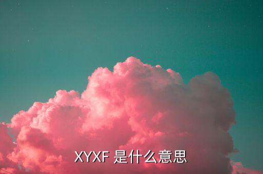 XYXF 是什么意思