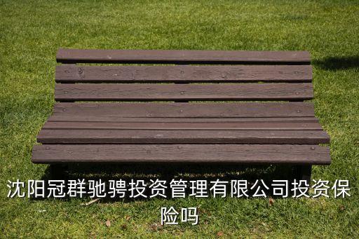 沈陽冠群馳騁投資管理有限公司投資保險(xiǎn)嗎