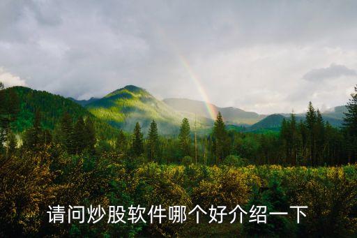 請(qǐng)問(wèn)炒股軟件哪個(gè)好介紹一下