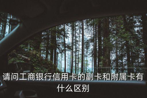 工商附屬卡是什么意思，甚么是附屬卡
