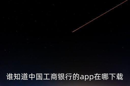 工行的app叫什么，工商信用卡下載什么app