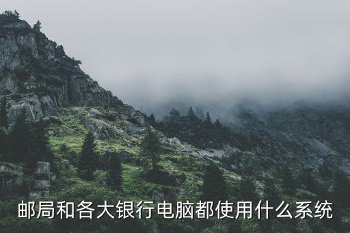 郵局和各大銀行電腦都使用什么系統(tǒng)