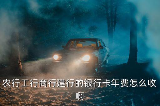 農(nóng)行工行商行建行的銀行卡年費怎么收啊