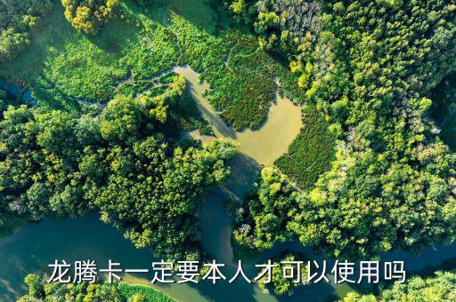 龍騰信用卡什么條件，龍騰卡一定要本人才可以使用嗎