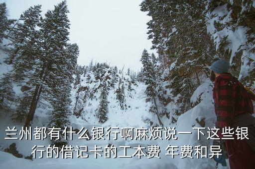 蘭州都有什么銀行啊麻煩說一下這些銀行的借記卡的工本費 年費和異