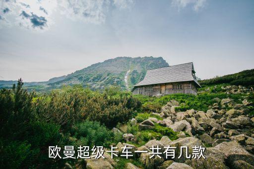 歐曼超級卡車一共有幾款