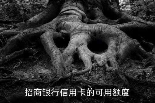 招商銀行信用卡的可用額度