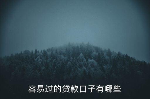 黑戶有什么好借的貸款，容易過的貸款口子有哪些