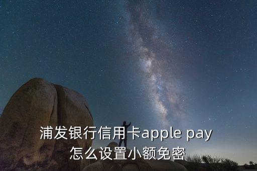 浦發(fā)銀行信用卡apple pay 怎么設(shè)置小額免密