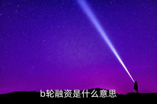 天使輪是什么意思b輪，b輪融資是什么意思