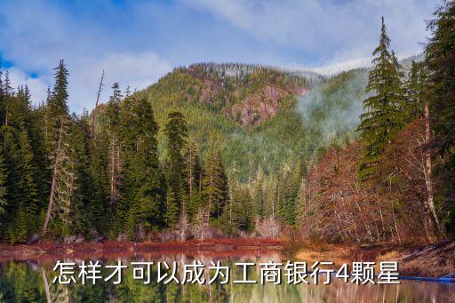 怎樣才可以成為工商銀行4顆星