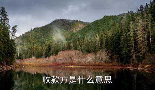 農(nóng)業(yè)收款方是什么意思，收款方是什么意思