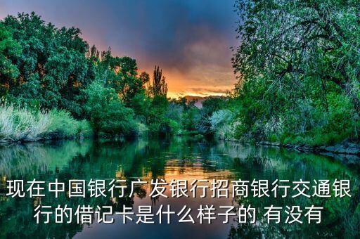 現(xiàn)在中國銀行廣發(fā)銀行招商銀行交通銀行的借記卡是什么樣子的 有沒有