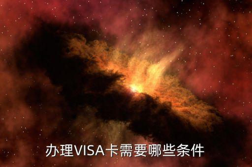 辦理VISA卡需要哪些條件
