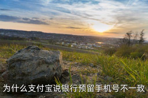 為什么支付寶說銀行預留手機號不一致