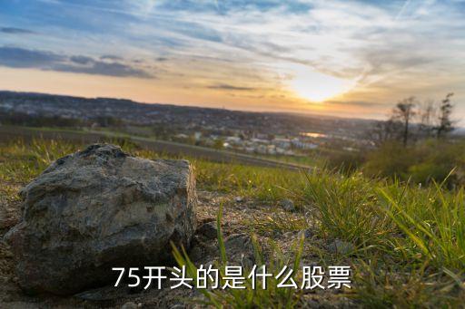 75開頭的股票是什么票，75開頭的是什么股票