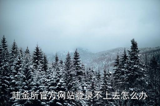 為什么陸金所登陸不了，陸金所官方網(wǎng)站登錄不上去怎么辦