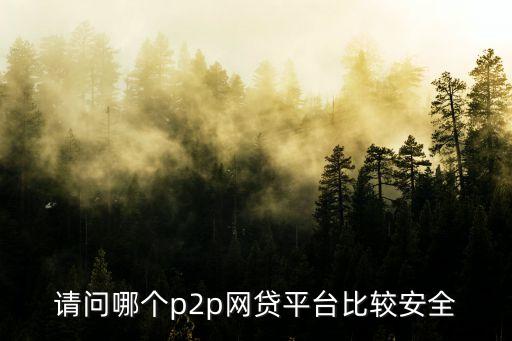 什么樣的p2p平臺(tái)安全，哪個(gè)P2P網(wǎng)貸平臺(tái)最安全