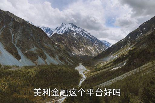 美利金融這個(gè)平臺(tái)好嗎