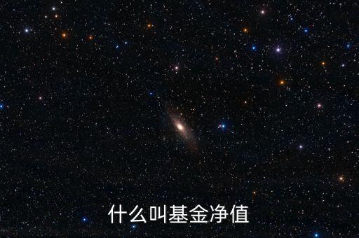 什么叫基金凈值