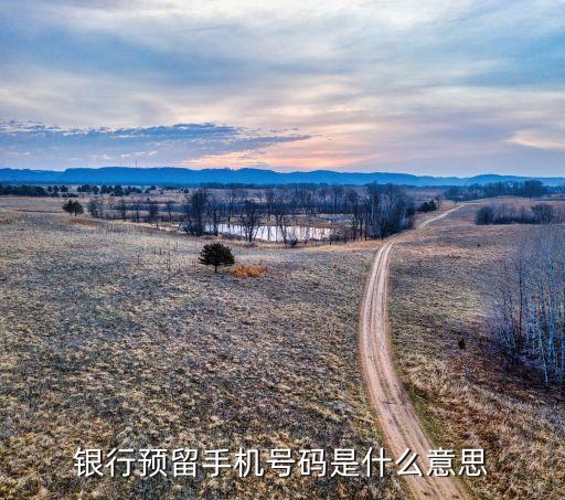 銀行預(yù)留手機(jī)號(hào)碼是什么意思